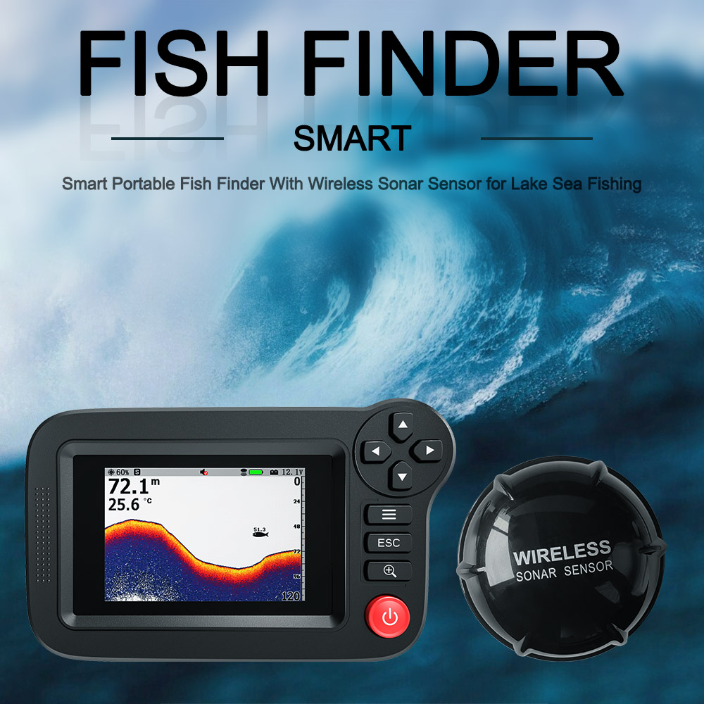 Smart Fish Finder - Portable F - Fishing Depth Finder avaliação e preço