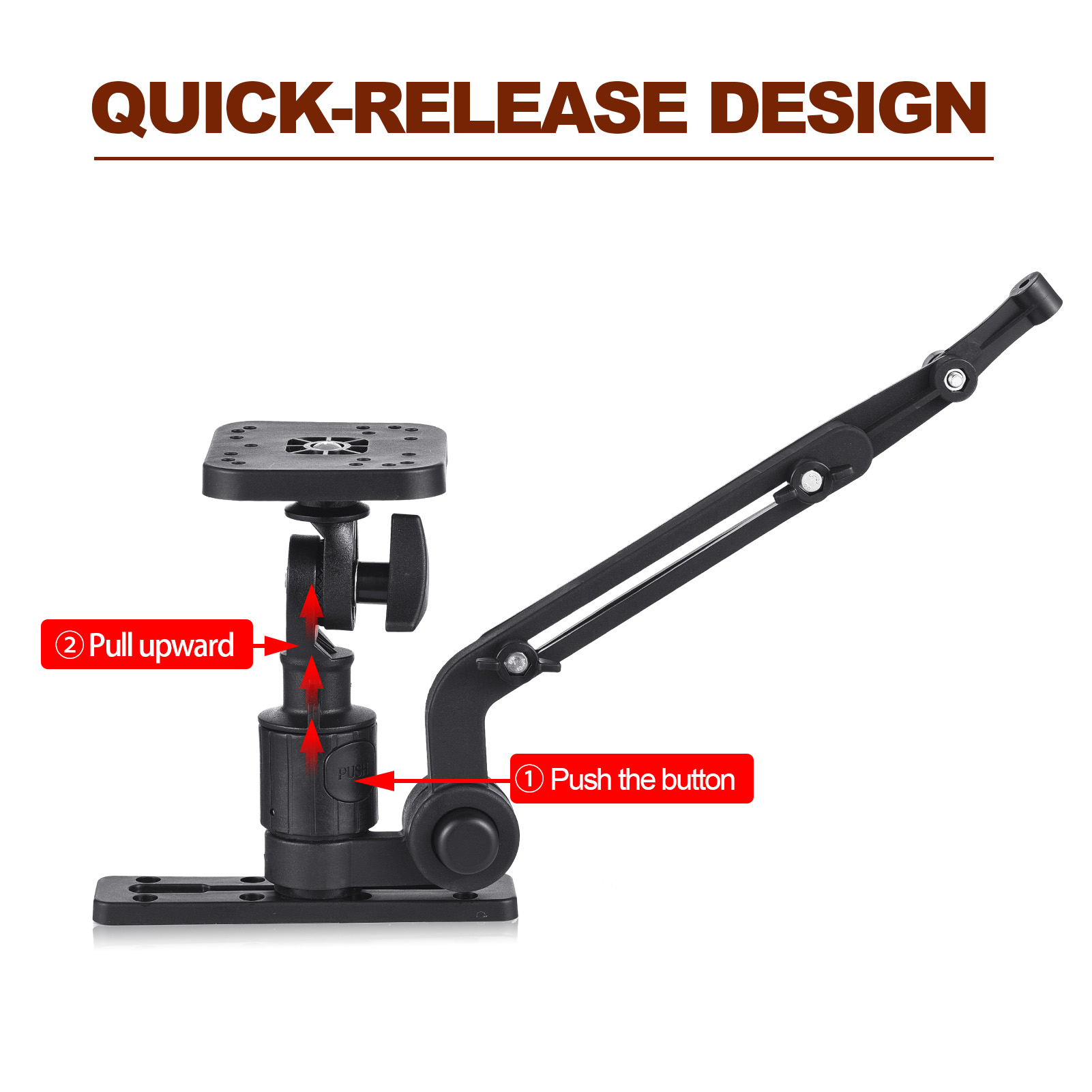 Kayak Fish Finder Mounting Pla - Fish Finder Transducer avaliação e preço