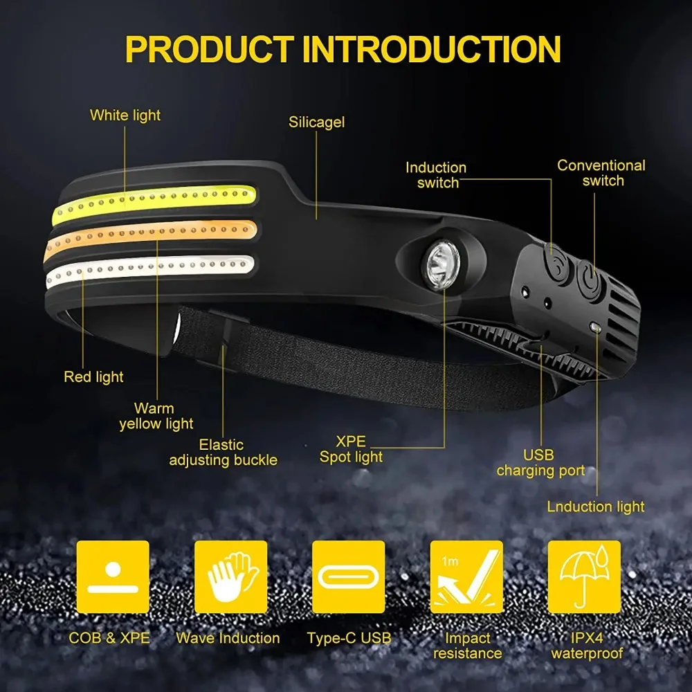 Rechargeable COB LED Induction - Fish Finder Battery avaliação e preço