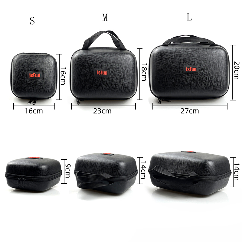 S/M/L Spinning Fishing Bag PU  - Fish Finder Case avaliação e preço