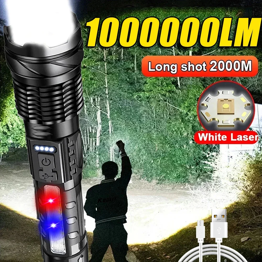 Powerful LED Flashlight Rechar - Fishing Light avaliação e preço