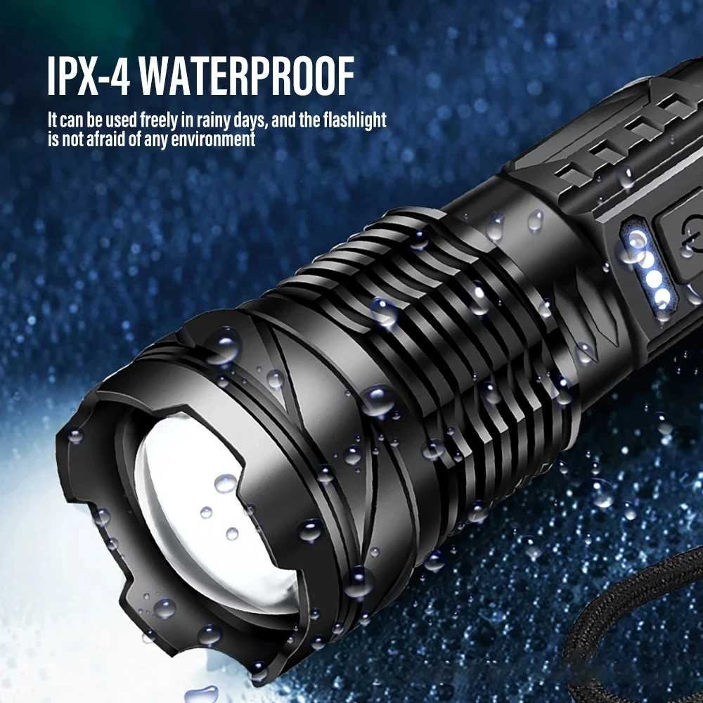 Powerful LED Flashlight Rechar - Fishing Light avaliação e preço