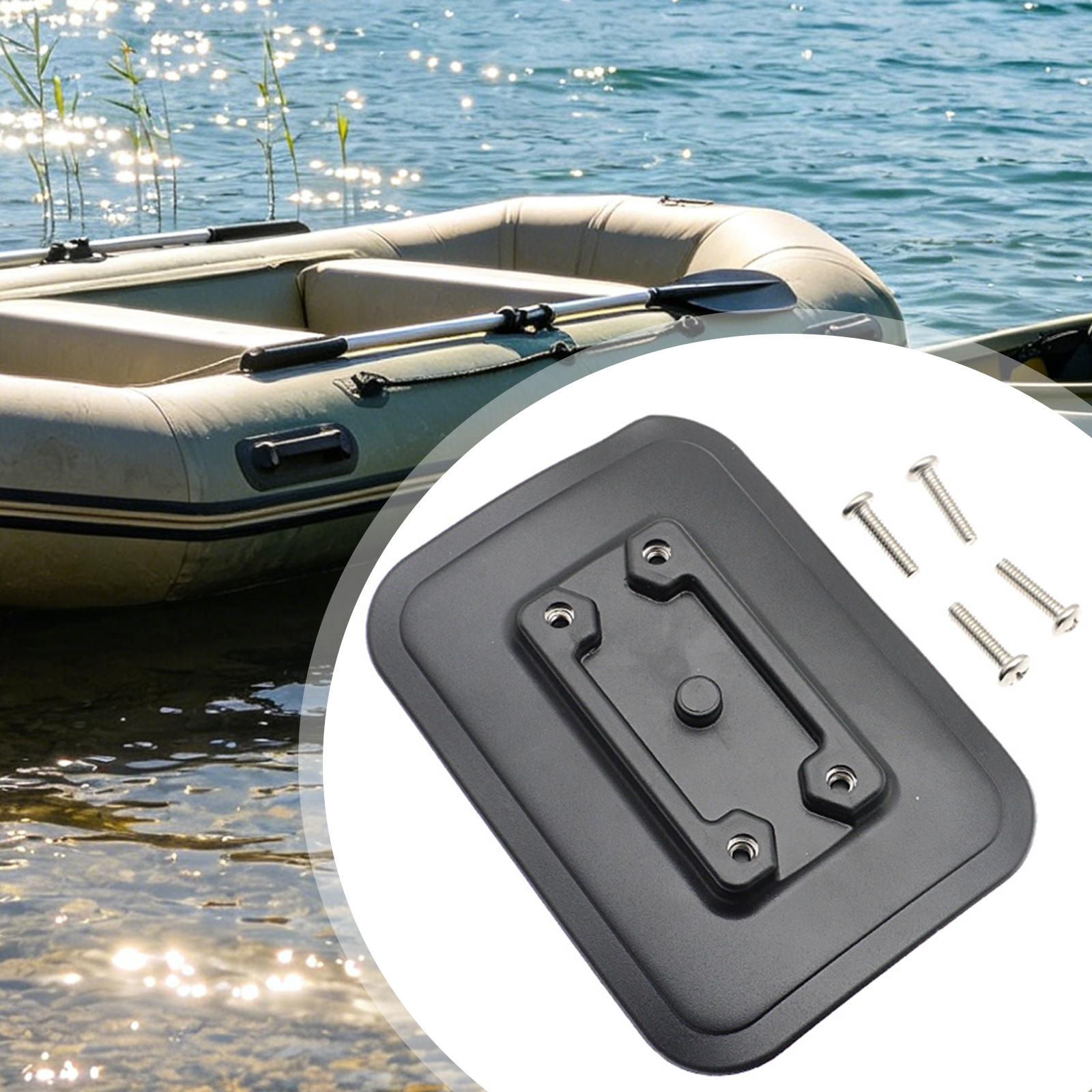 1 Set Inflatable Boat Fishing  - Fish Finder Mount avaliação e preço