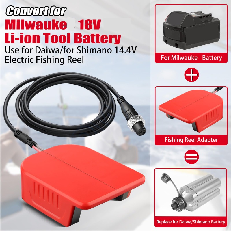 Portable Fishing Reel Adapter  - Fish Finder Battery avaliação e preço