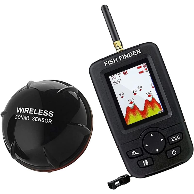 Wireless Sonar Fish Finder, Po - Fishing Depth Finder avaliação e preço