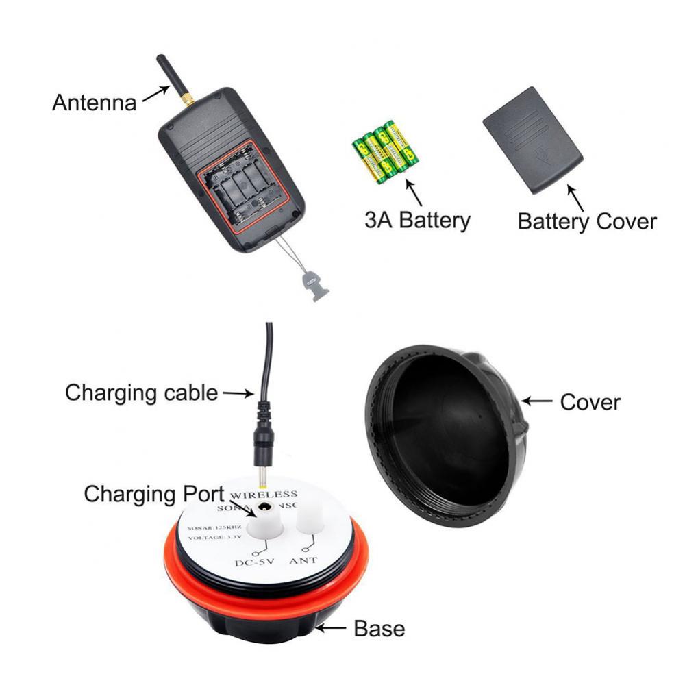 Lake Sea Fishing Smart Portabl - Fish Finder Portable avaliação e preço