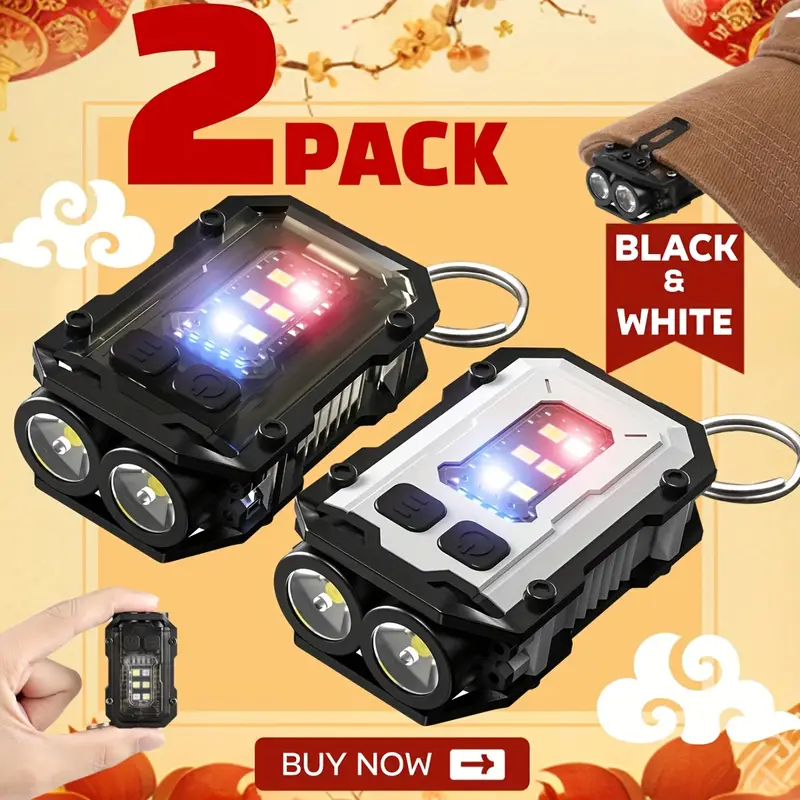 Clip-On Flashlight Rechargeabl - Fishing Light avaliação e preço