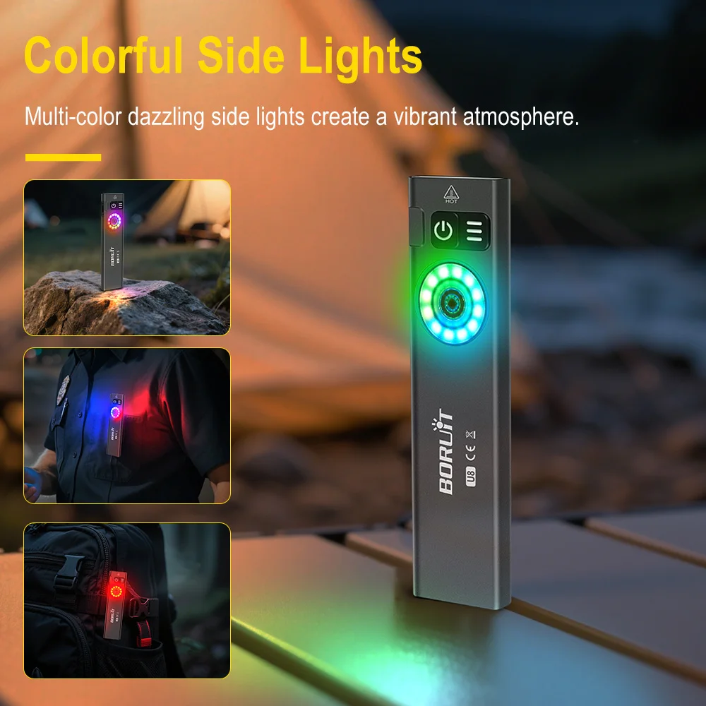 BORUiT U8 650LM EDC LED Flashl - Fishing Light avaliação e preço