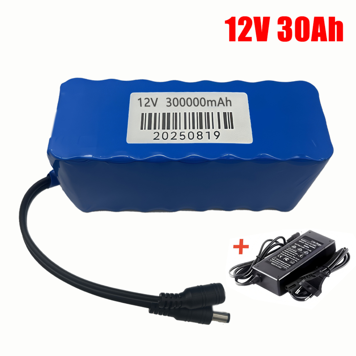 2025 New 12V 30Ah  Lithium Bat - Fish Finder Charger avaliação e preço