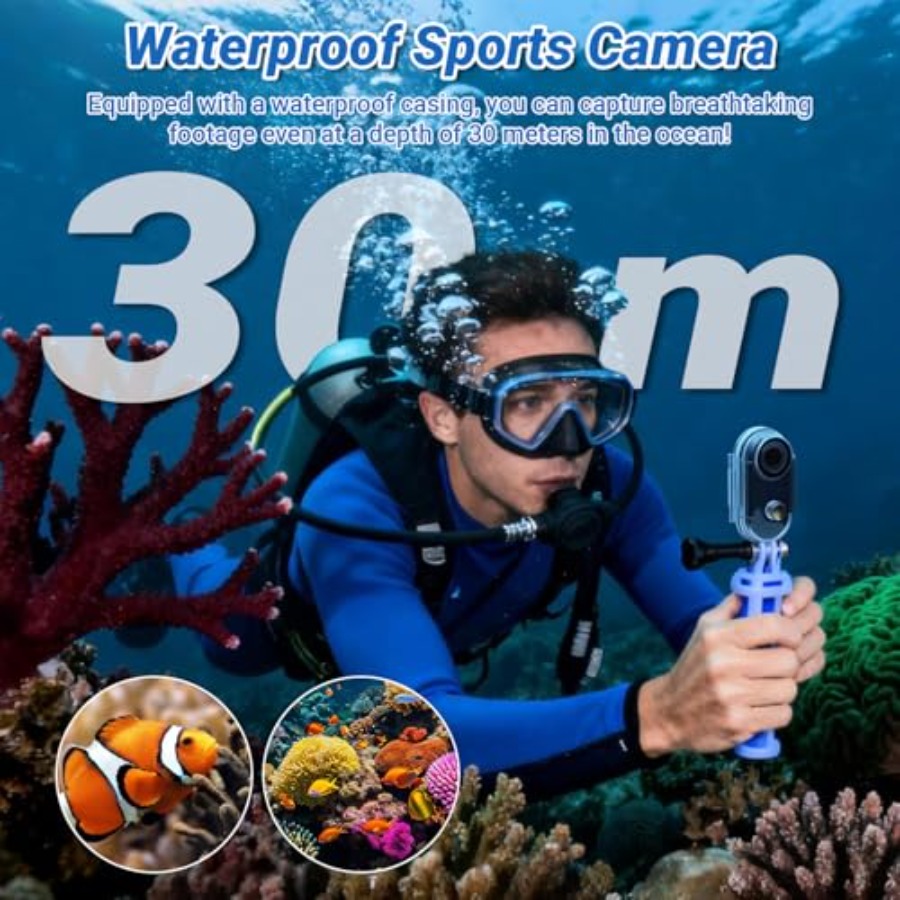 4K Action Camera for Cycling H - Fishing Camera avaliação e preço