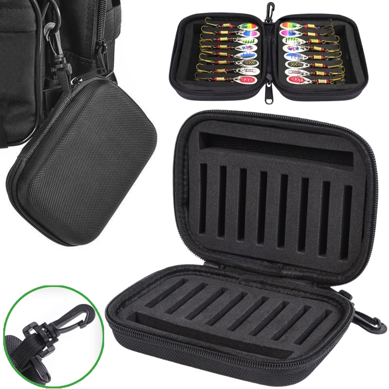 Portable Fly Fishing Lure Spin - Fish Finder Case avaliação e preço