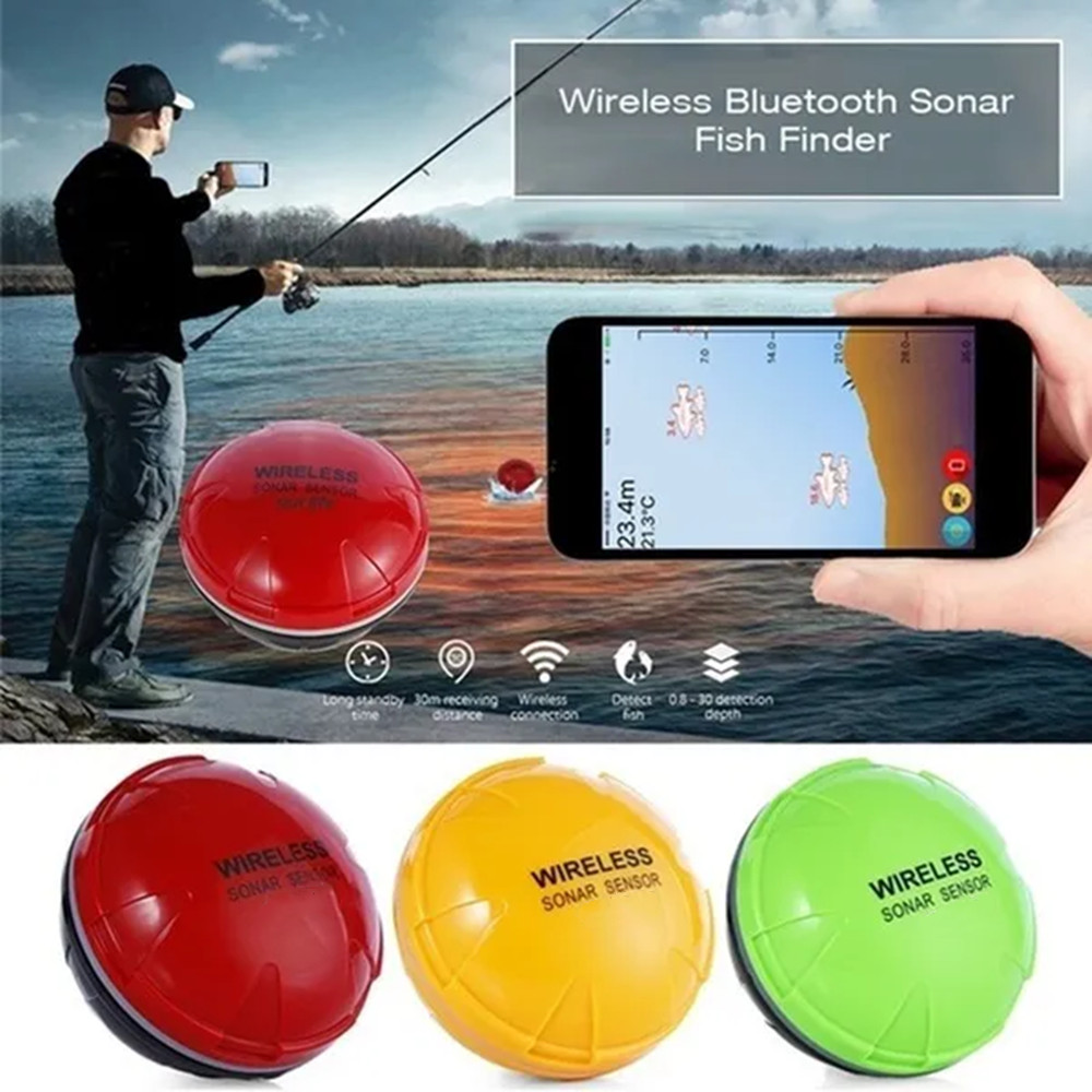 PUPOPAN 100M Brand New Smart P - Fish Finder Transducer avaliação e preço