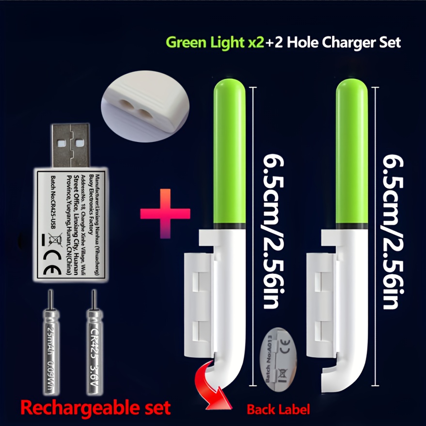 Fishing 5-Piece Set (2 Rod Tip - Fish Finder Charger avaliação e preço
