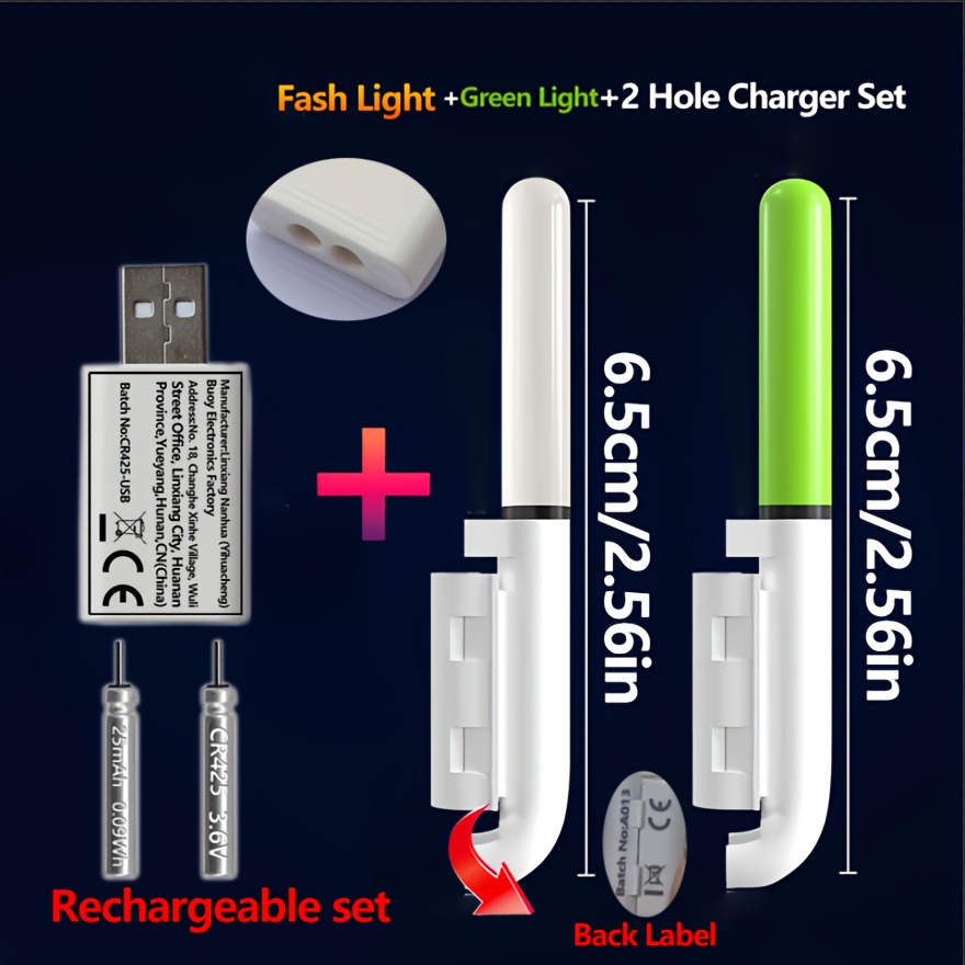 Fishing 5-Piece Set (2 Rod Tip - Fish Finder Charger avaliação e preço