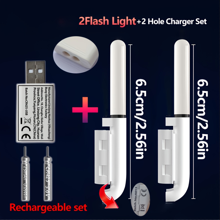 Fishing 5-Piece Set (2 Rod Tip - Fish Finder Charger avaliação e preço