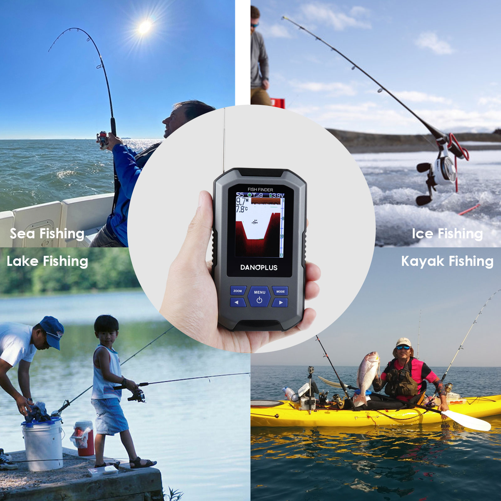 Fish Finder Wireless Sonar Sen - Fish Finder avaliação e preço