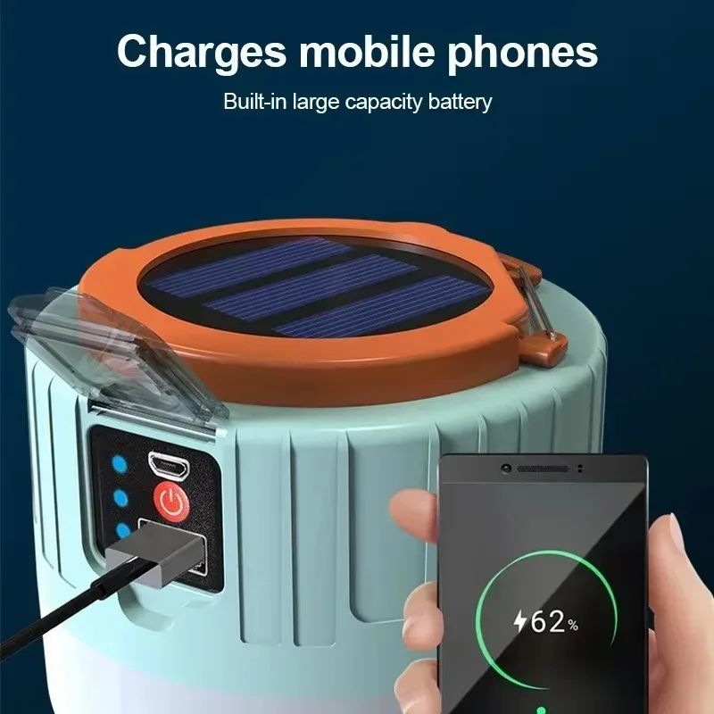 Solar Camping Lantern Recharge - Fishing Light avaliação e preço