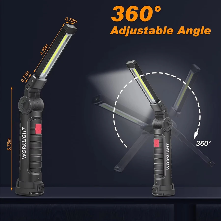 Rechargeable Magnetic Work Lig - Fishing Light avaliação e preço