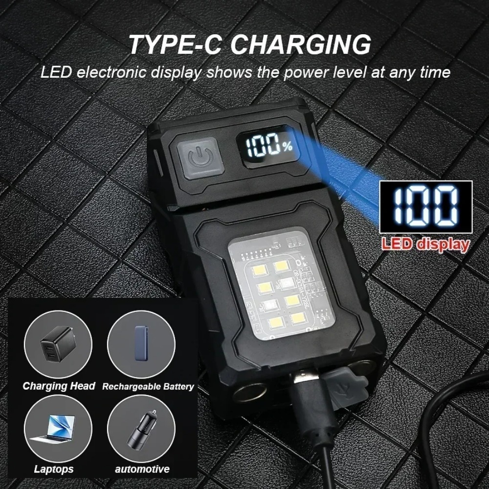 180° Rotatable LED Flashlight  - Fishing Light avaliação e preço
