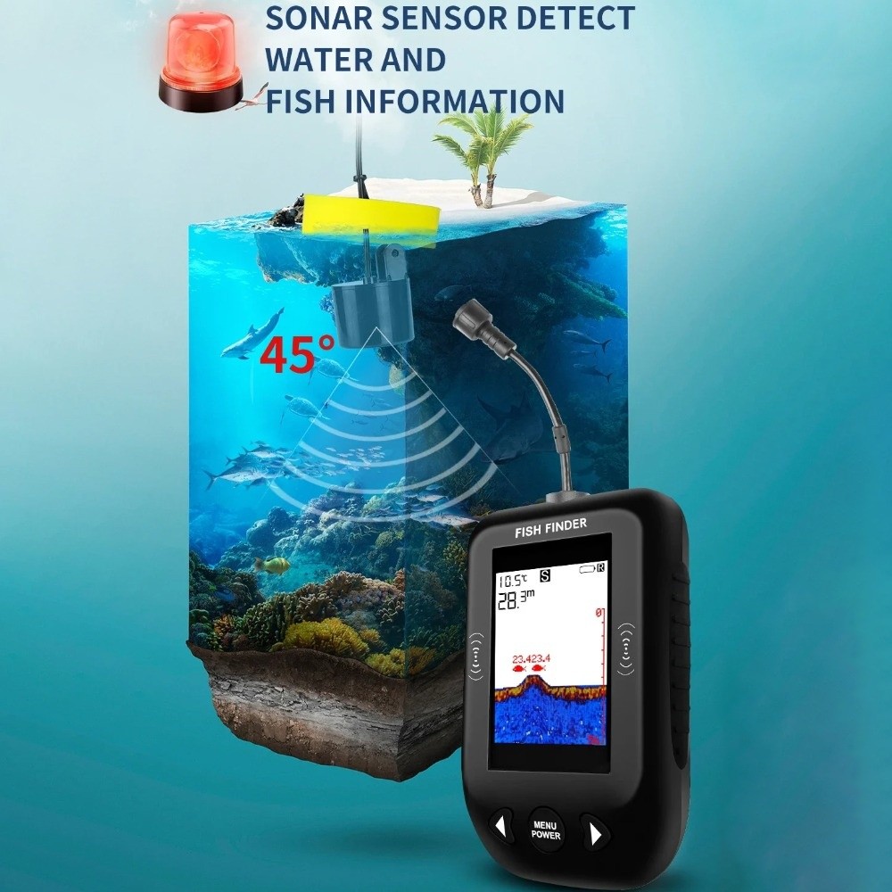 45 Degrees XF03 Fish Finders L - Fish Finder Portable avaliação e preço
