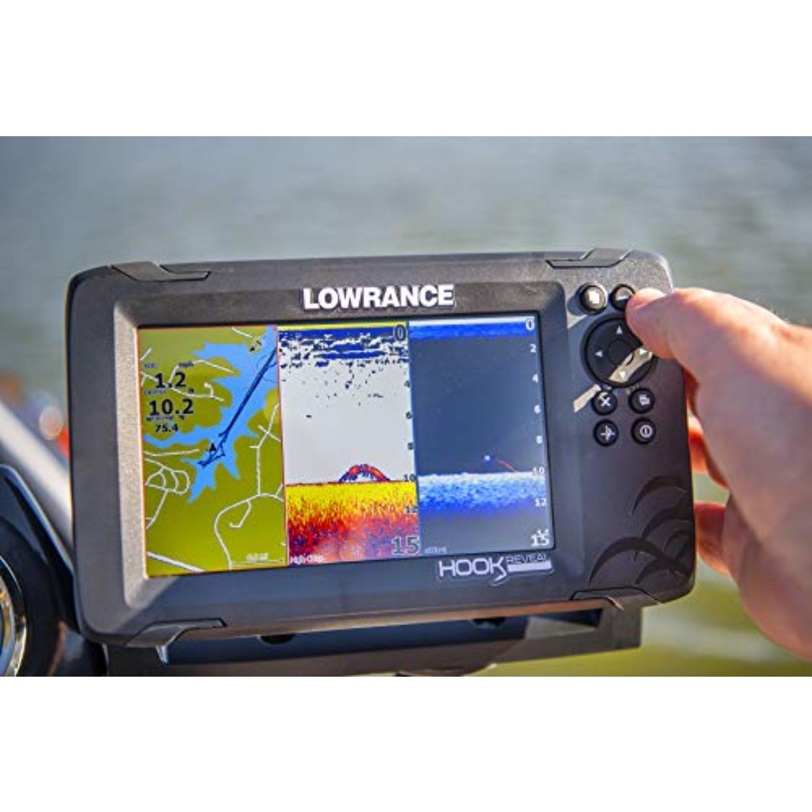 5-inch Fish Finder with SplitS - Fish Finder Transducer avaliação e preço