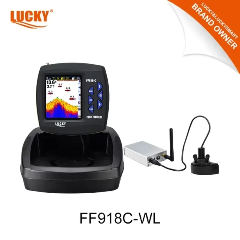 New LUCKY FF918C-WL Color Disp - Fish Finder avaliação e preço