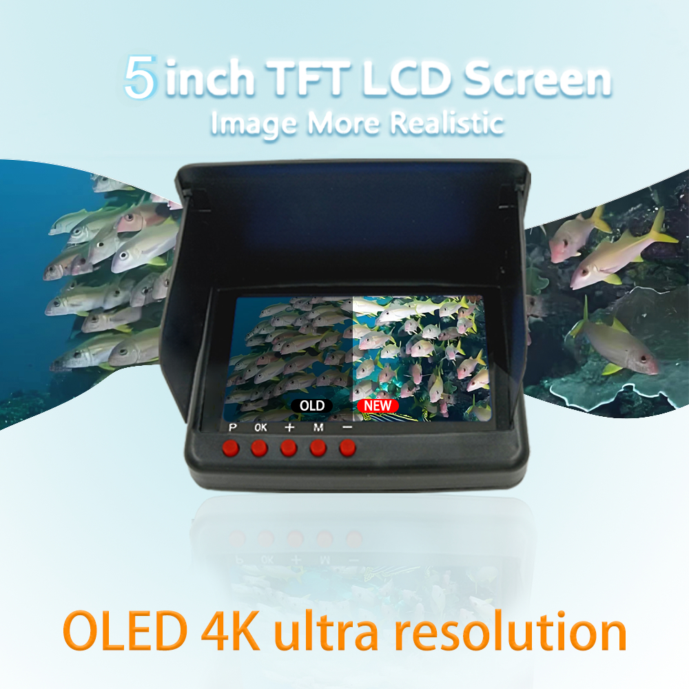 YS5A 5 Inch DVR 4K Resolution  - Fishing Depth Finder avaliação e preço