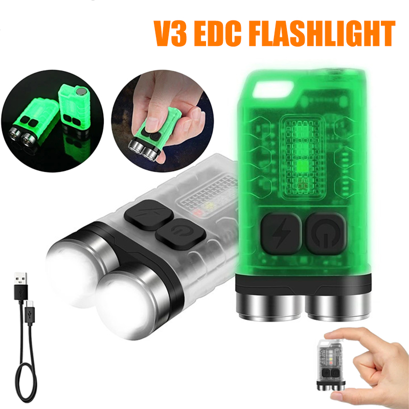 V3 EDC Flashlight Mini Keychai - Fishing Light avaliação e preço