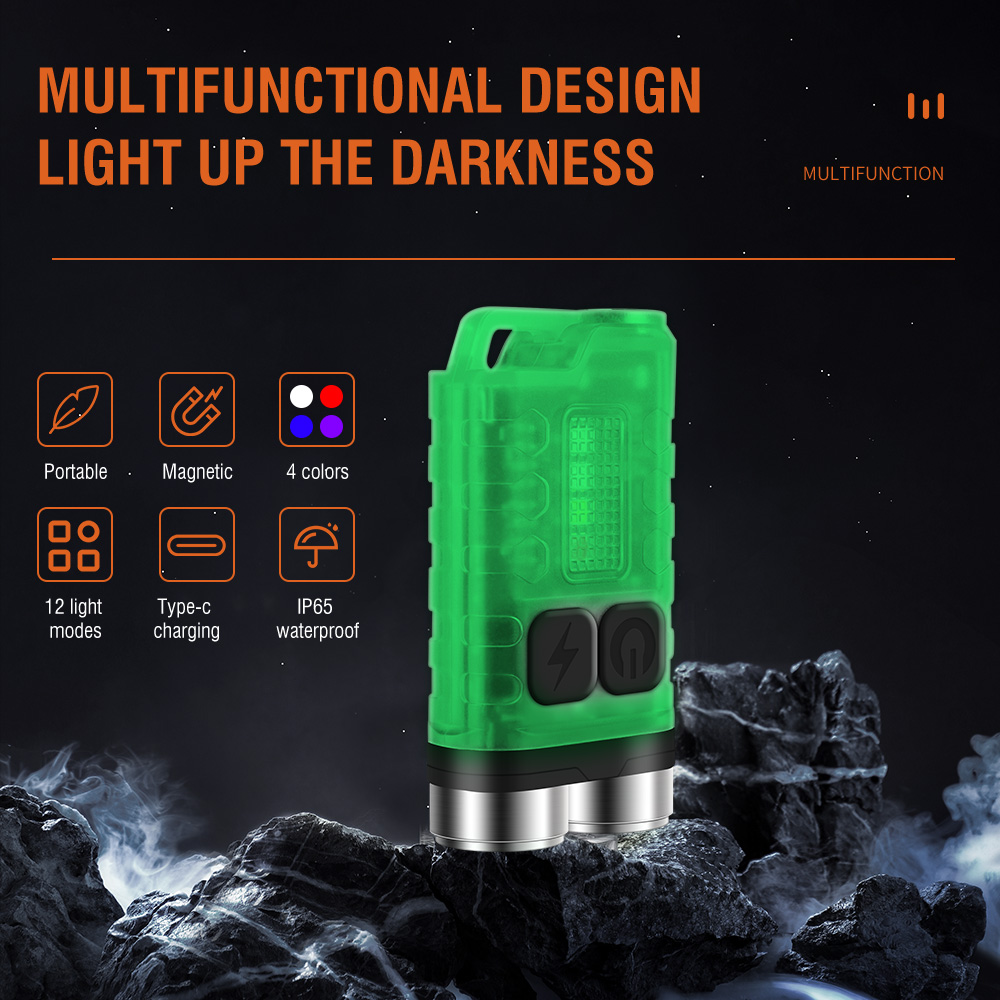 V3 EDC Flashlight Mini Keychai - Fishing Light avaliação e preço