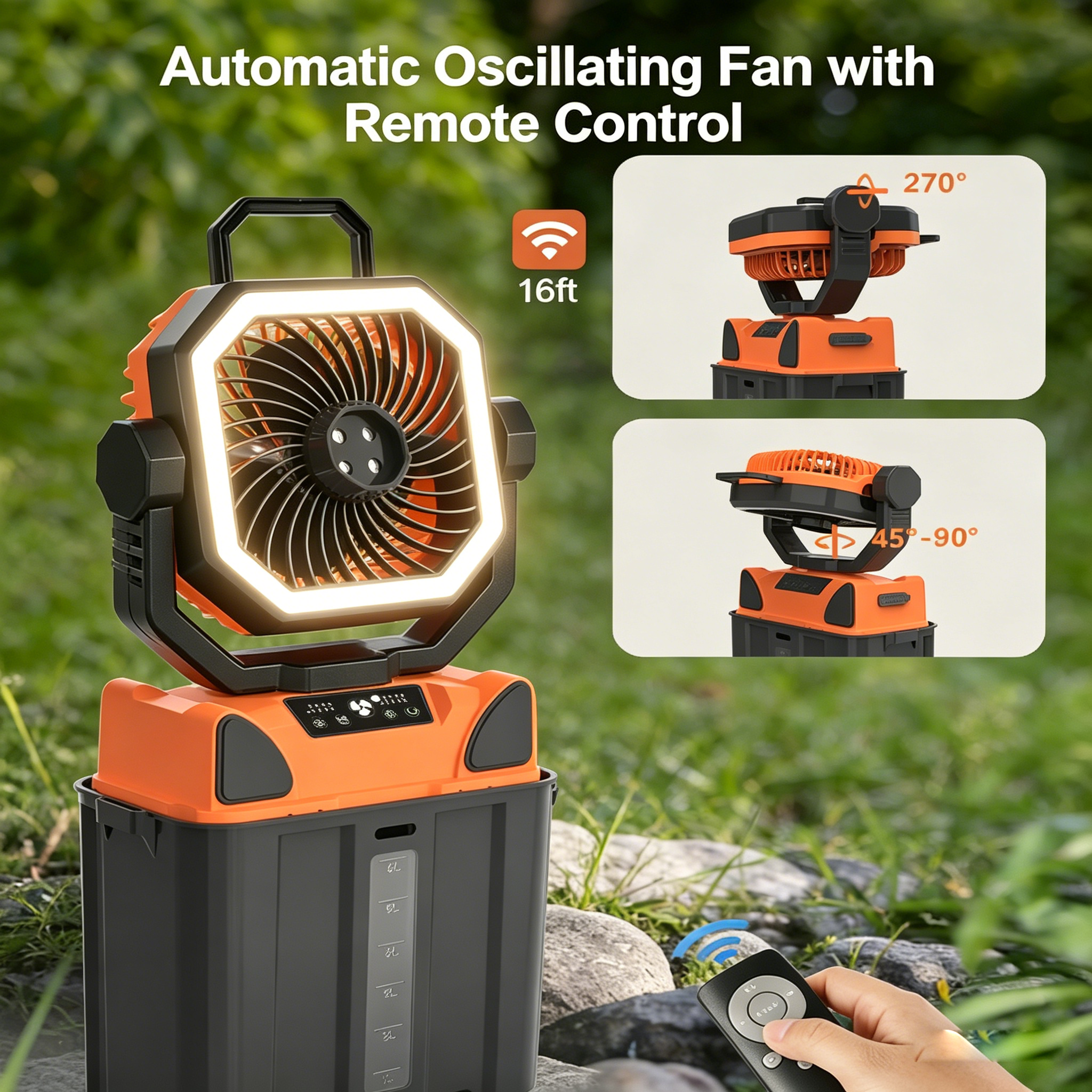 30000mAh Spray Camping Fan wit - Fish Finder Battery avaliação e preço