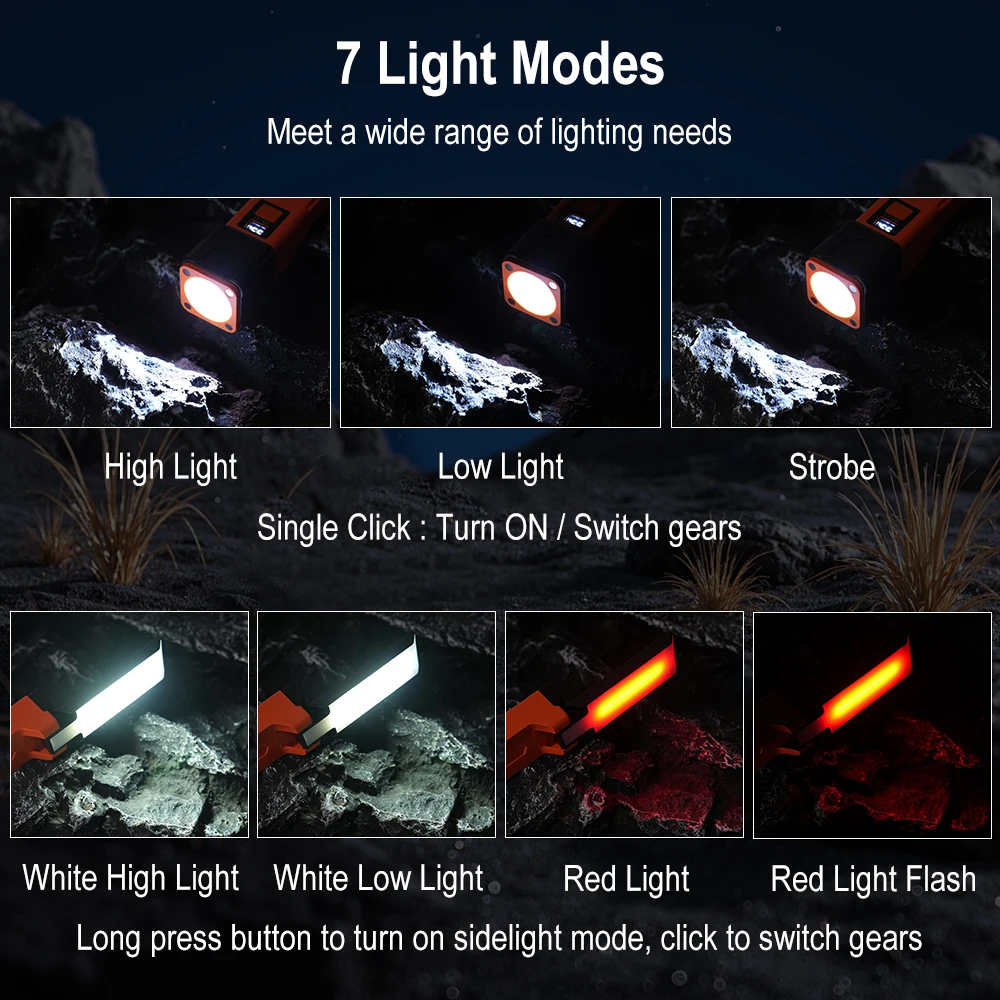 BORUiT 300LM LED Work Light Zo - Fishing Light avaliação e preço