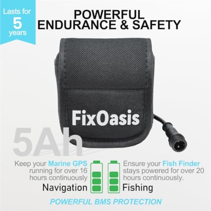 12V Lithium-Ion Fish Finder Ba - Fish Finder Charger avaliação e preço