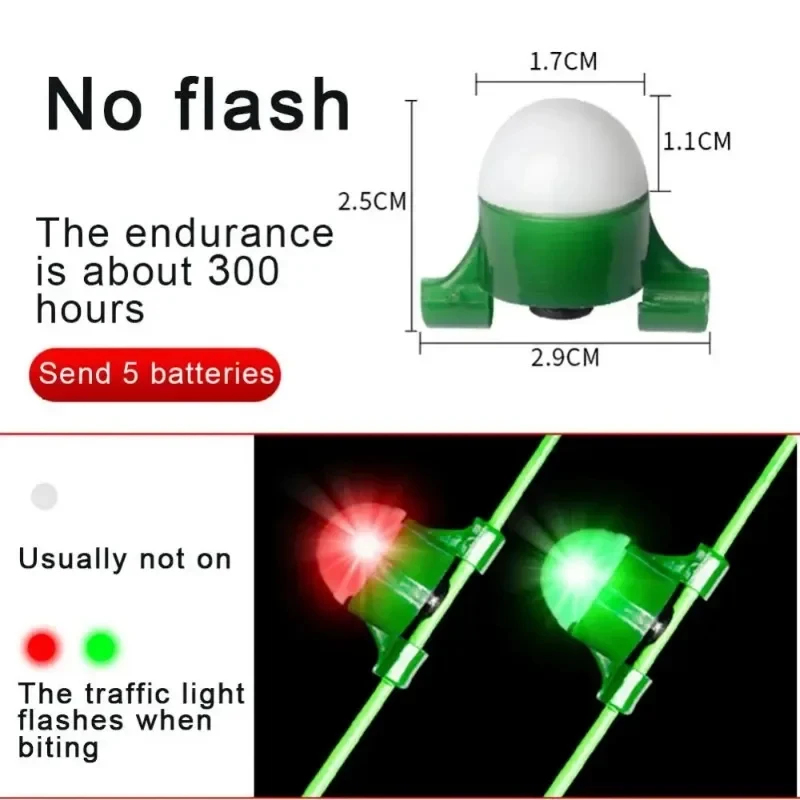 1-4pc LED Fishing Alarm Compre - Bite Indicator avaliação e preço