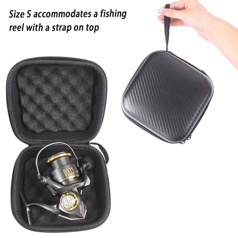 JSFUN Fishing Reel Case S/M/L  - Fish Finder Case avaliação e preço