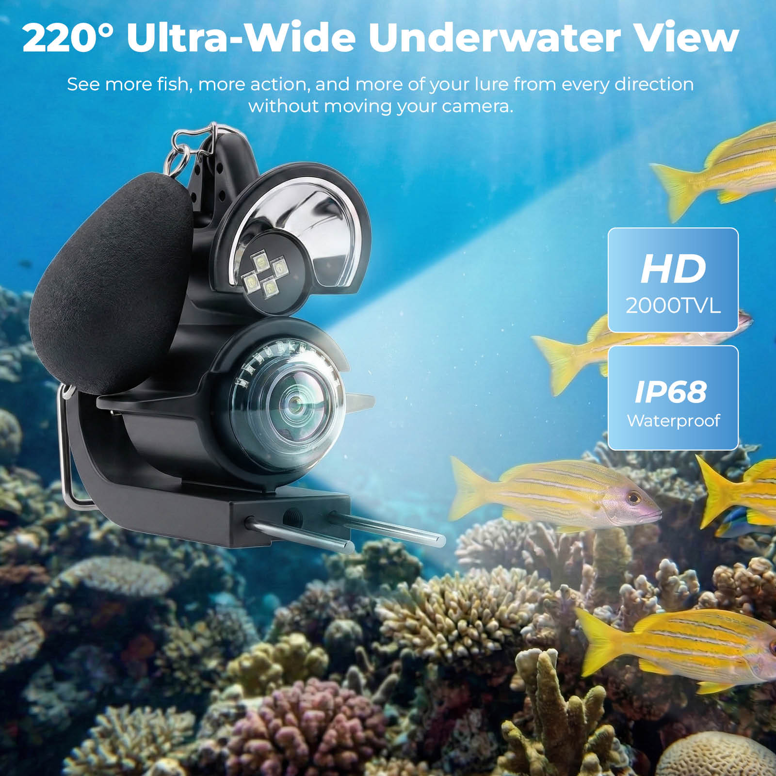 Portable Underwater Visual Fis - Fish Finder Portable avaliação e preço