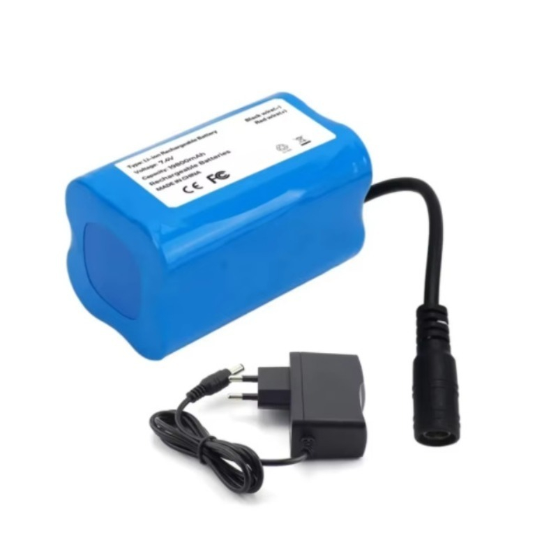 7.4V 19800mAh Battery with USB - Fish Finder Charger avaliação e preço