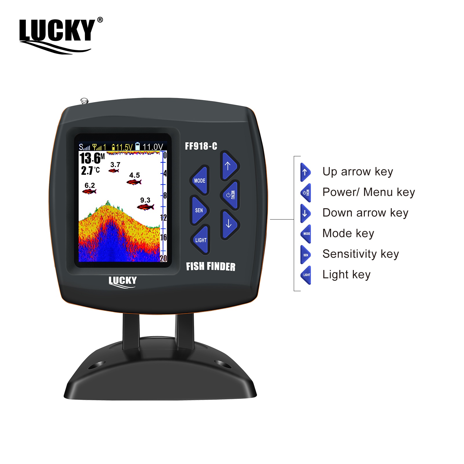 Lucky FF918 Wireless Remote Co - Fish Finder Cable avaliação e preço