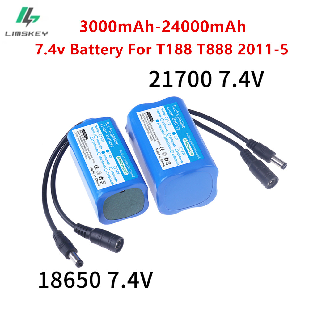 7.4V battery 3000mah/6000mah/9 - Fish Finder Charger avaliação e preço
