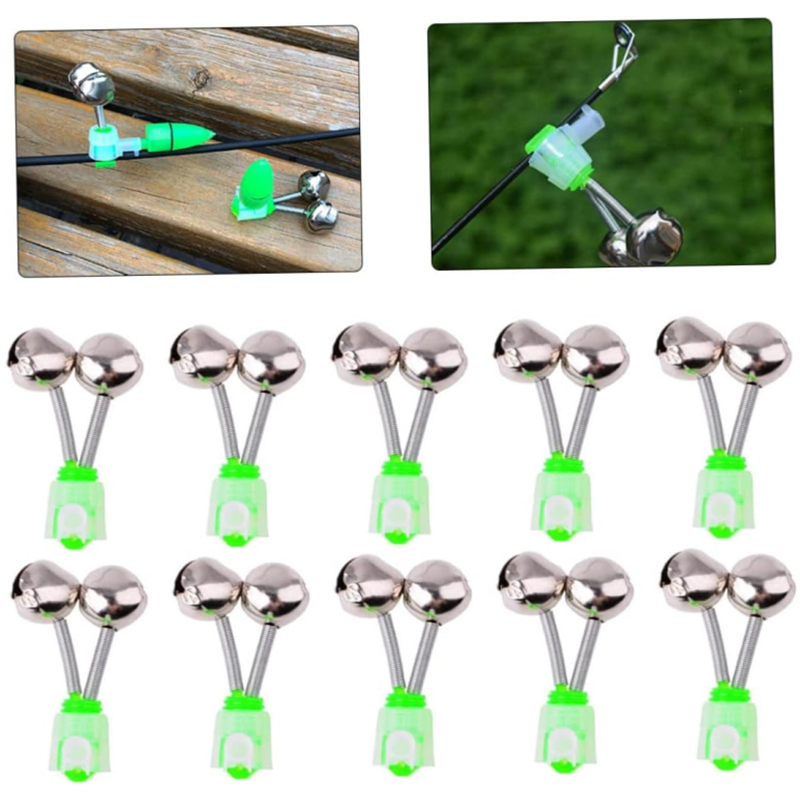 50-5PCS Double Bells Fishing I - Fish Alarm avaliação e preço