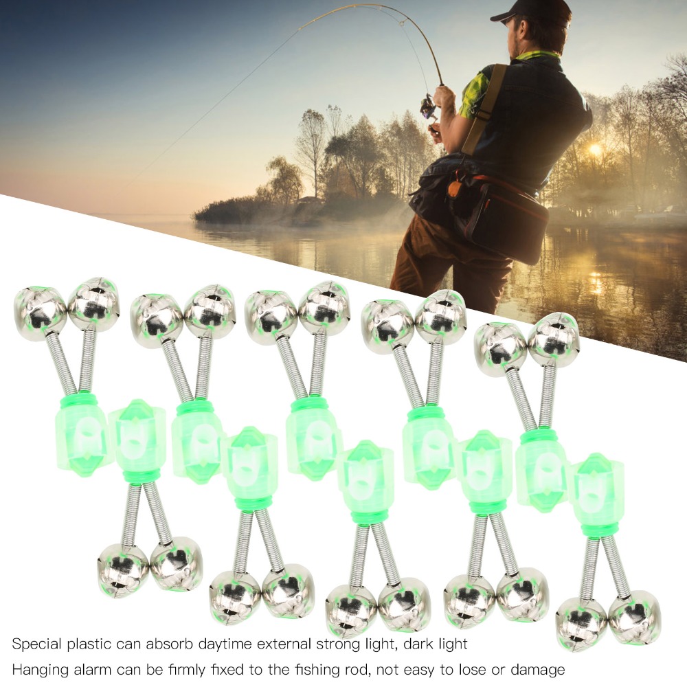 50PCS Portable Twin Spiral Fis - Fish Alarm avaliação e preço
