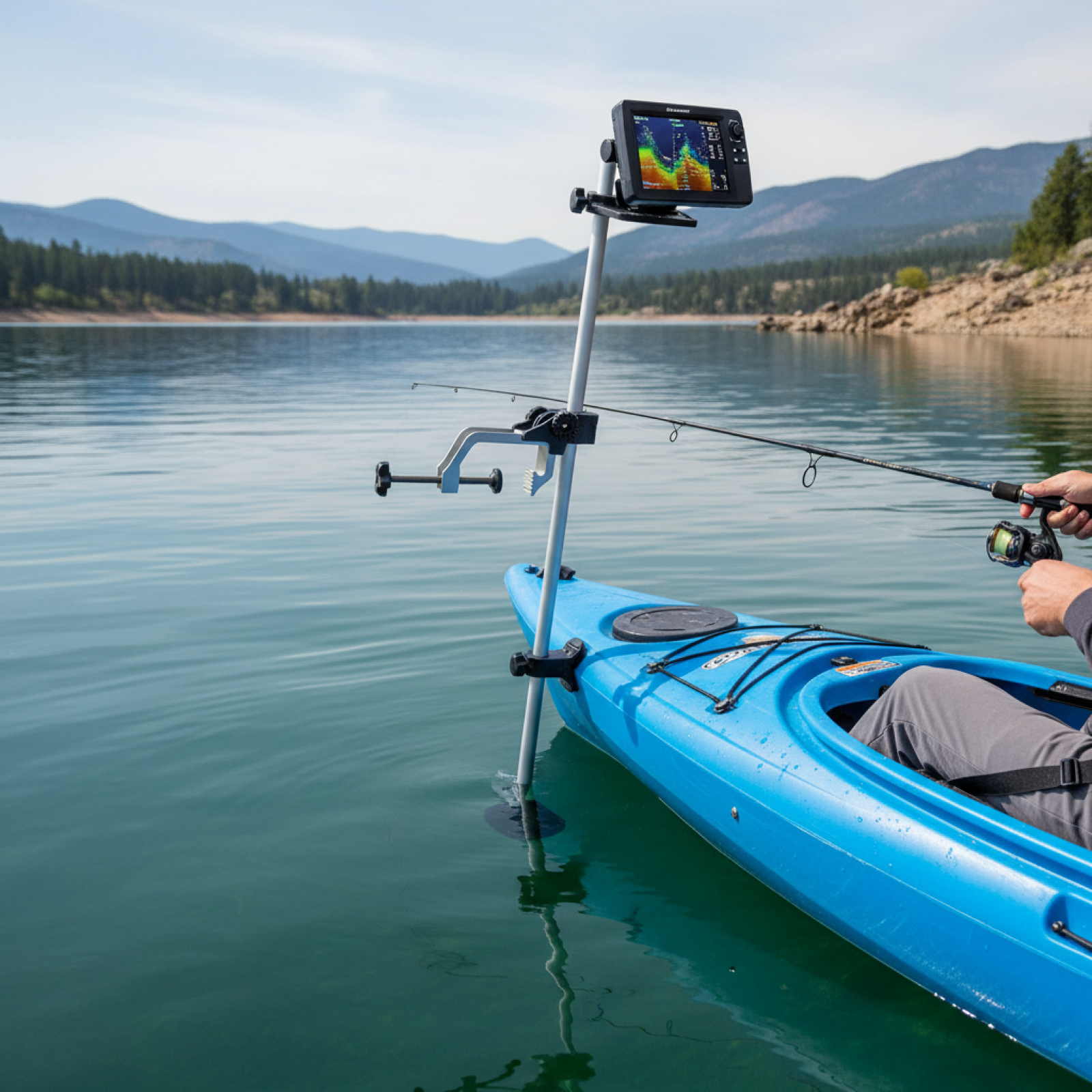 Kayak Fish Finder Mount Versat - Fish Finder Mount avaliação e preço