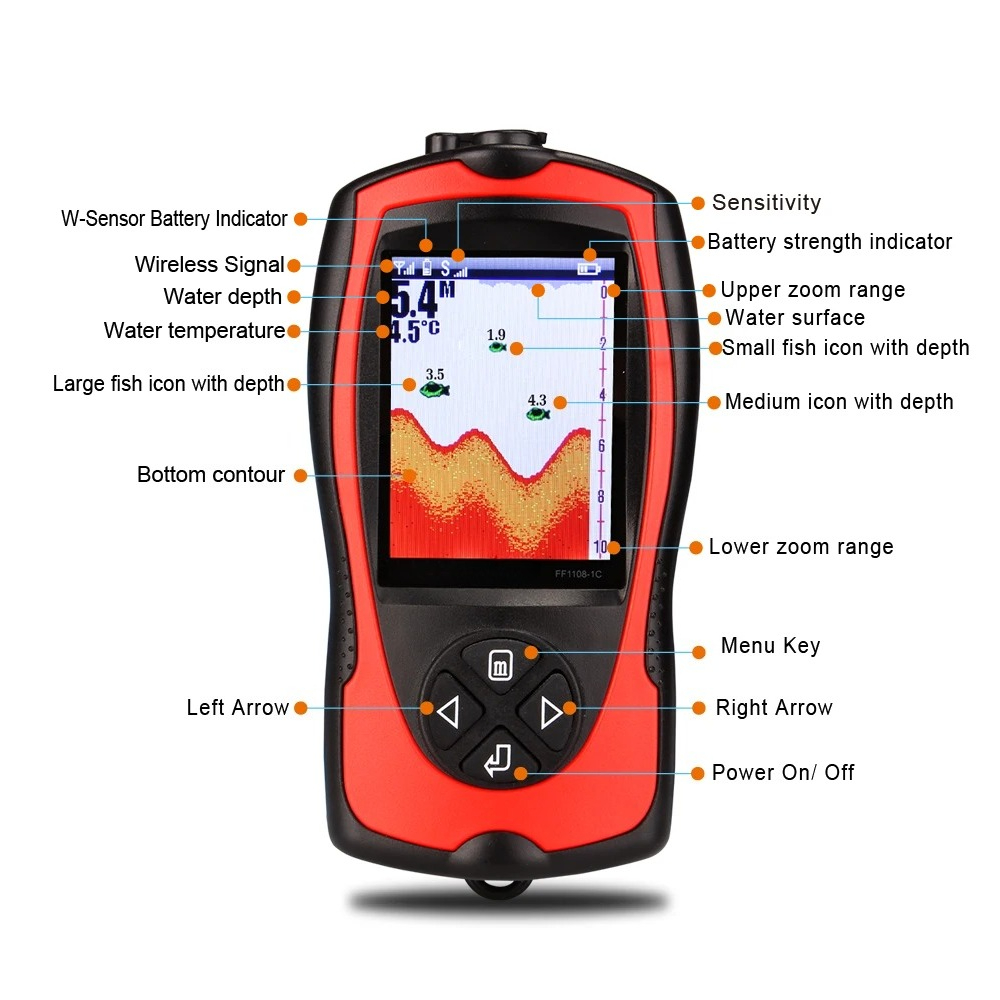Wired fish finder high definit - Fish Finder avaliação e preço