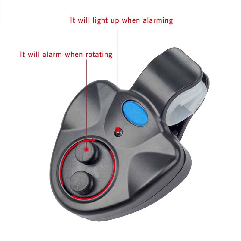Fishing Rod Bite Alarm LED Ind - Bite Indicator avaliação e preço