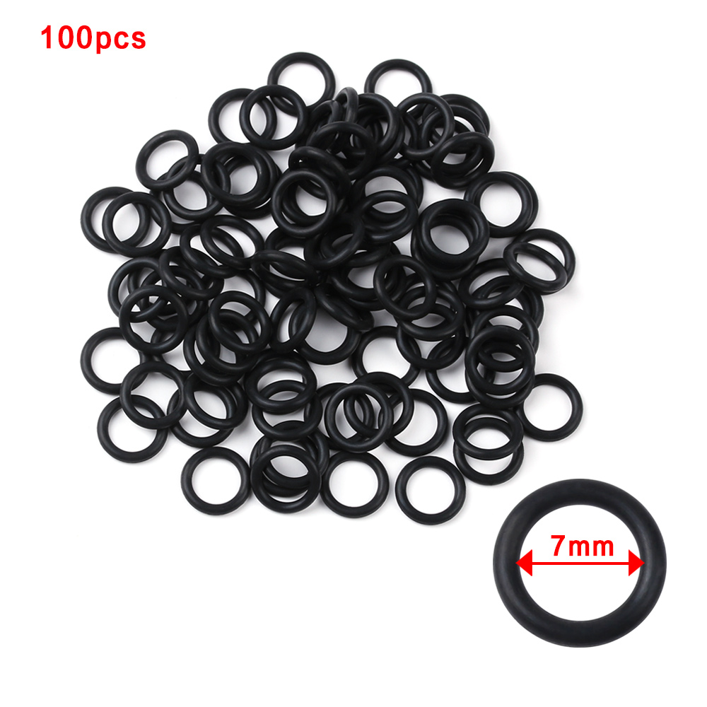 100 PCs Black Rubber O-Rings S - Bite Indicator avaliação e preço
