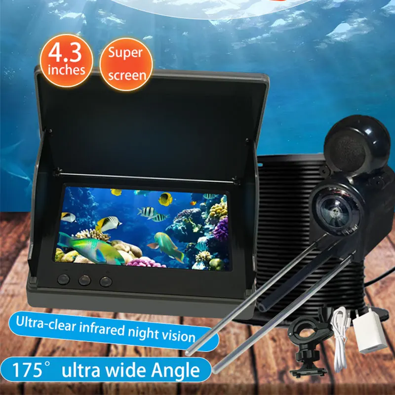YS43A 4.3-inch Fish Detector U - Fish Finder Battery avaliação e preço