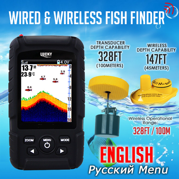 FF718LiC 2-in-1 LUCKY Fishfind - Fish Finder Cable avaliação e preço