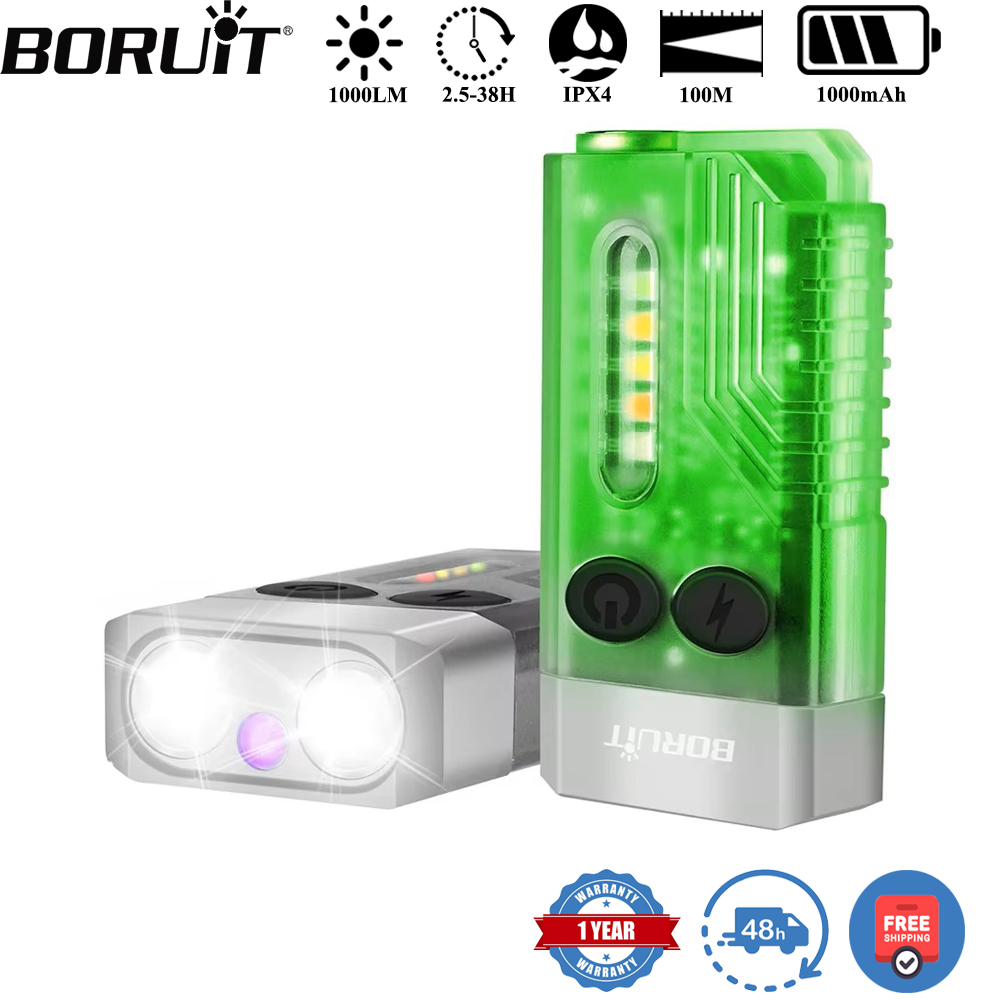 BORUiT V10 Keychain UV LED EDC - Fishing Light avaliação e preço