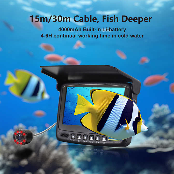 4.3 Inch Screen  Underwater 15 - Fishing Camera avaliação e preço