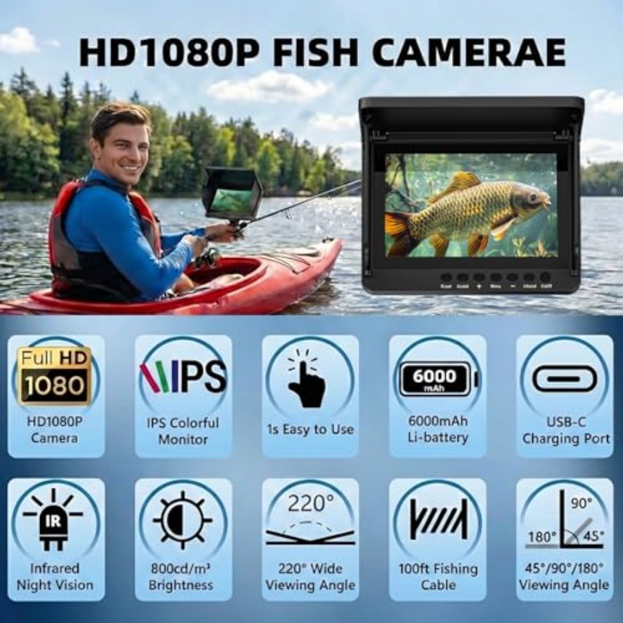 Underwater Fishing Camera for  - Fishing Camera avaliação e preço