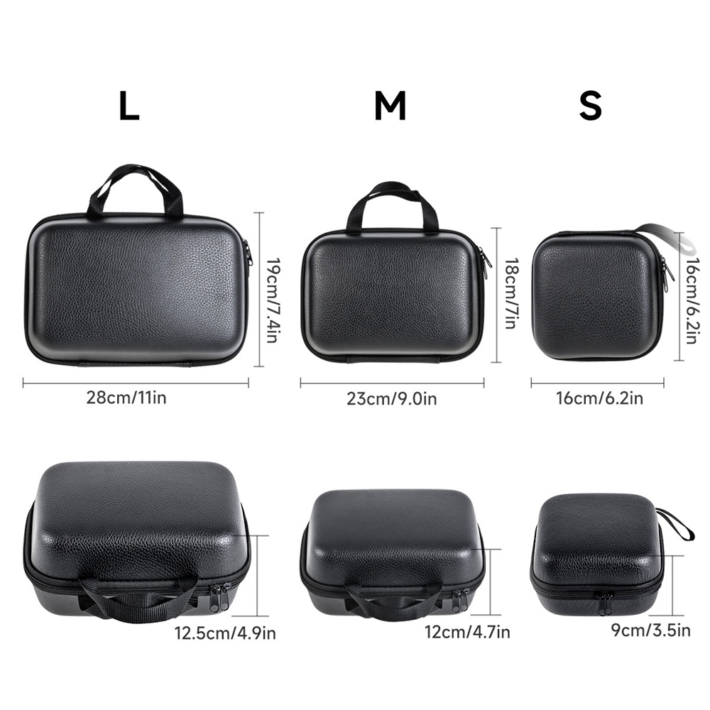 PU Leather Hard Shell Fishing  - Fish Finder Case avaliação e preço